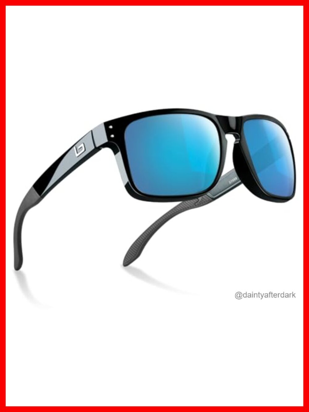 Polarized Corning Glass Lens Sunglasses Square Unisex UV400